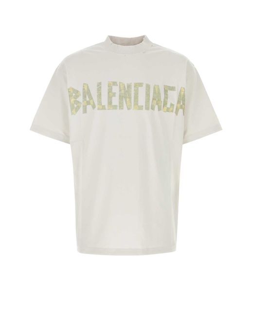 Balenciaga White T-shirt for men