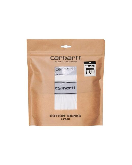 Carhartt White Pack Of Two Boxers for men