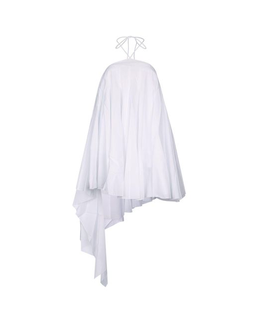 Jacquemus White Triangle Mini Dress