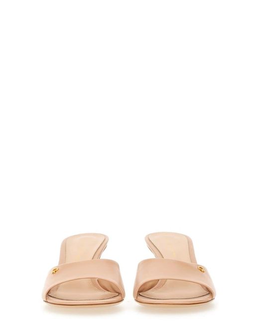 Gianvito Rossi Pink Mule Ascent