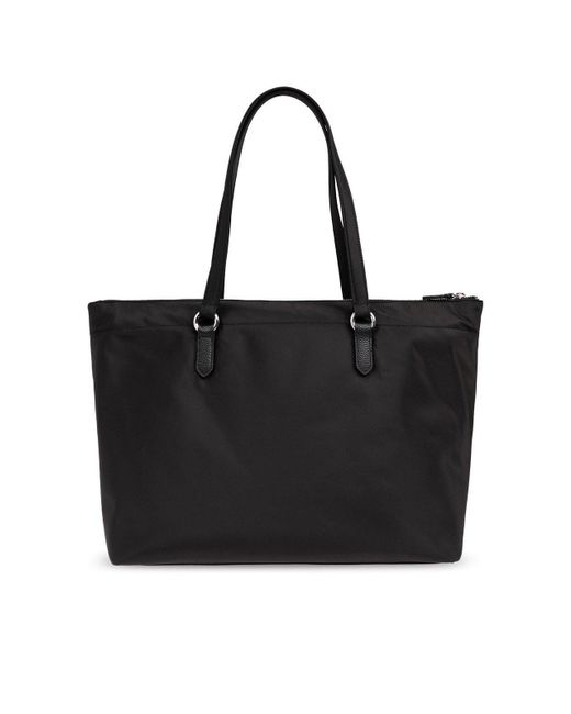 Emporio Armani Black Sustainable Collection Shopper Bag