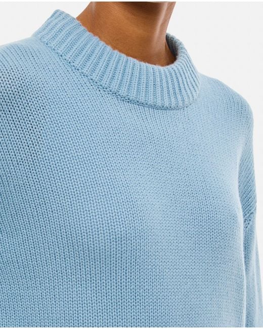 Lisa Yang Blue Sony Cashmere Sweater