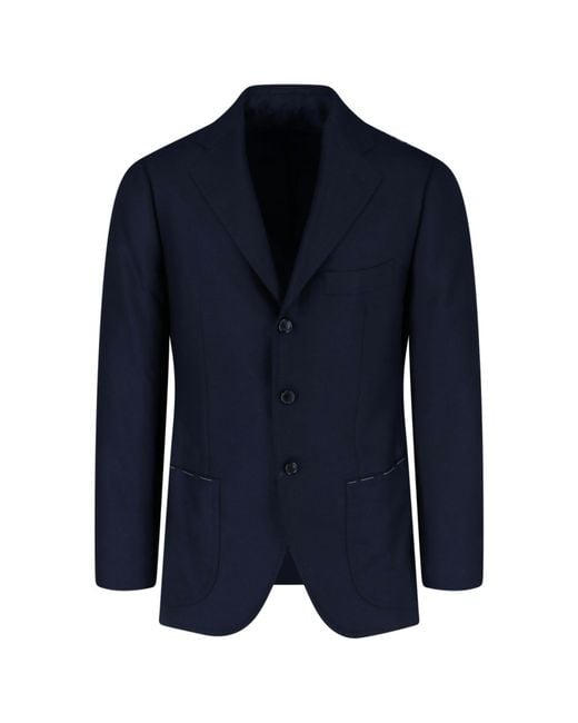 Cesare Attolini Blue Jackets Cashmere for men