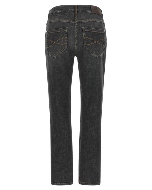 Brunello Cucinelli Gray Cotton Slim Fit Jeans Clothing