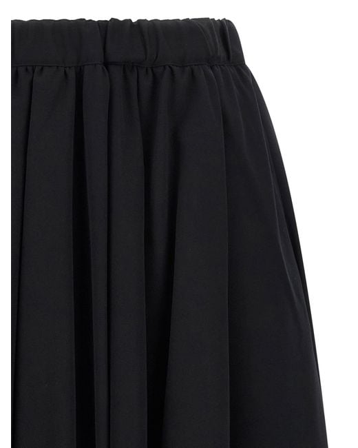 Comme des Garçons Black Maxi Wool Skirt