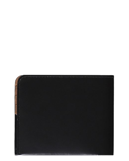 Dries Van Noten Black Leather Wallet for men