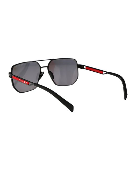Prada Linea Rossa Gray 0ps 51zs Sunglasses for men