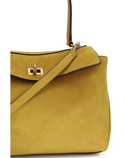 Balenciaga Metallic Small Rodeo Handbag Calf Leather Bos Taurus Handbags