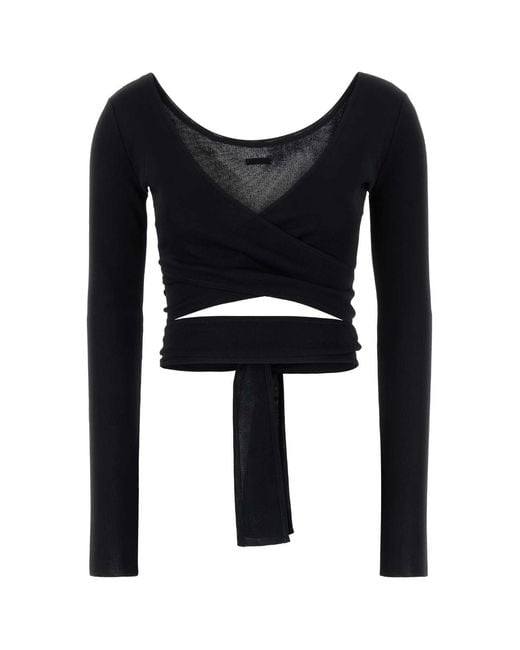 Ferragamo Black Ferragamo Bodysuit