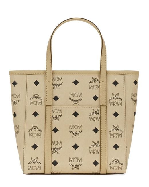 トートバッグ MCM Printed Canvas Small Aren Shopping Bag MCM Printed Canvas Small Aren Shopping Bag | italist, ALWAYS