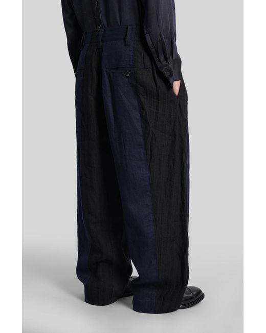 Ziggy Chen Blue Pants for men