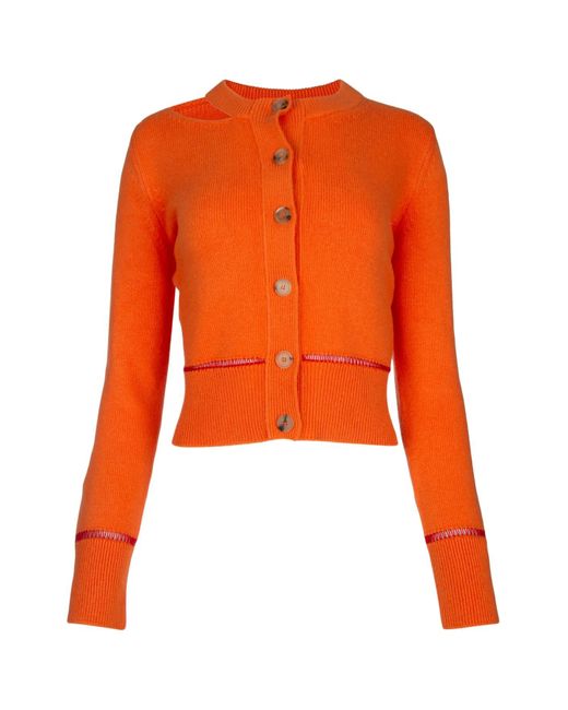 Alexander McQueen Orange Knitwear