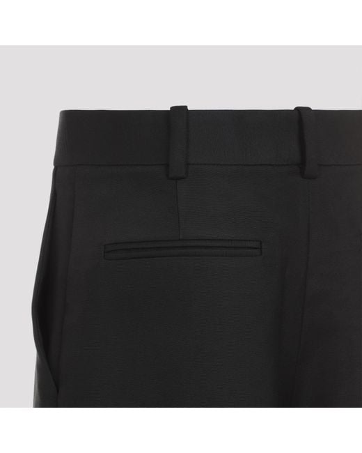 Khaite Black Elegant High-Waisted Pants For