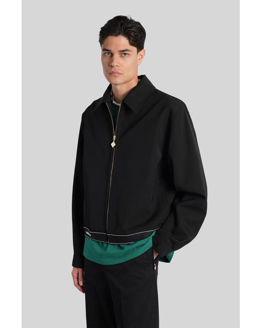 Casablanca Black Casual Jacket for men