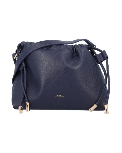 A.P.C. Sac Ninon Mini in Blue Lyst