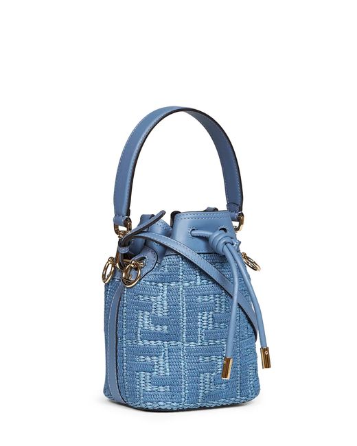 Fendi Blue Mini Bag Mon Tresor Shoulder