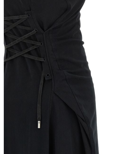 McQueen Black Corset Dress