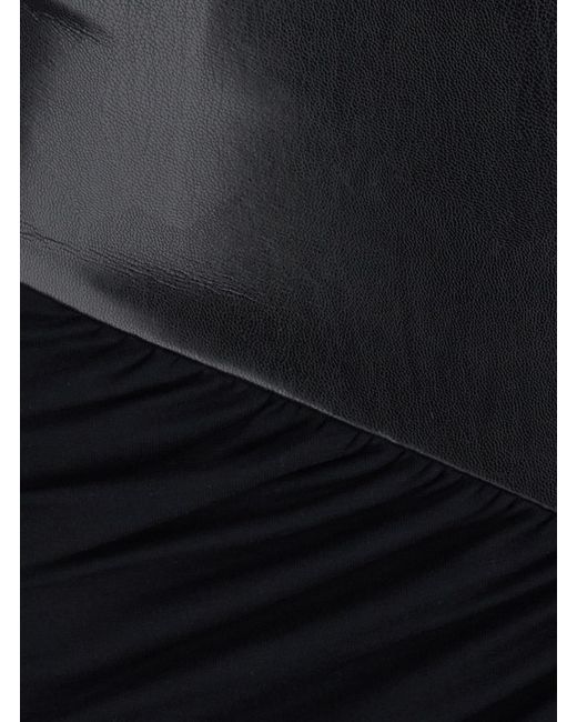 ANDAMANE Black Mini Dress Ursula Viscose