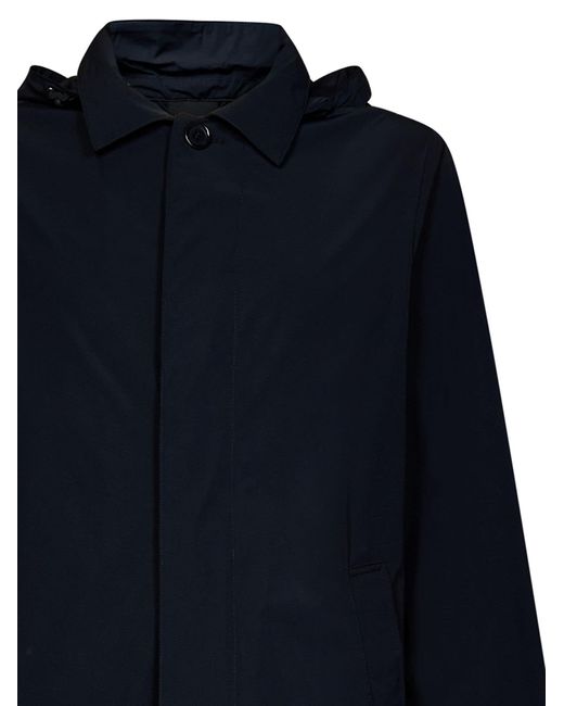 Aspesi Blue Raincoat for men