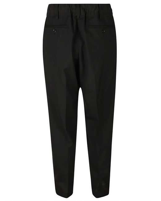 Plain Trousers In Black