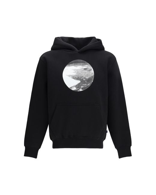 Alpha Industries Black Desert Hoodie With Print Cotton; Polyester Sweatshirts for men
