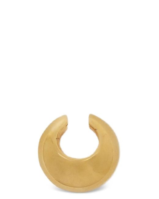 Jil Sander Metallic Brass Earrings