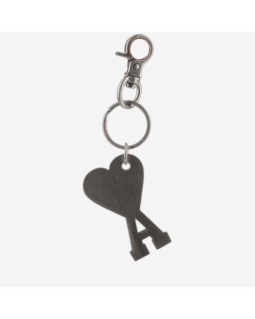 AMI Black Keychain With Logo
