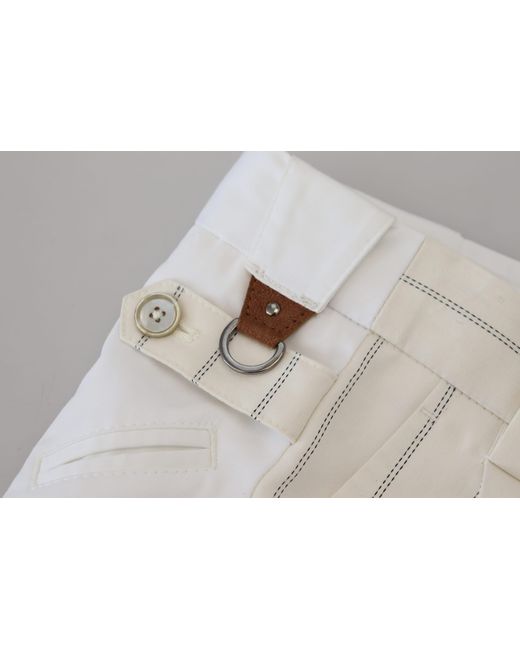 Dolce & Gabbana Black Elegant Striped Mainline Trousers for men