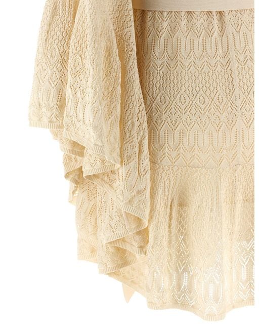 Zimmermann Natural Coco Pointelle Lace' Dress