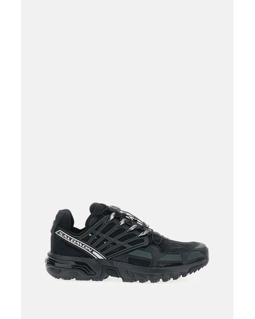 Salomon Black Technical Low-Top Sneakers With Agile Chassis And Quicklace System for men