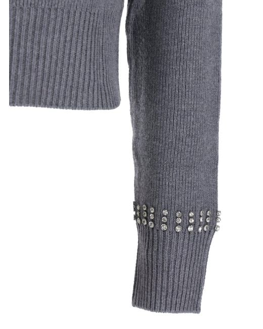 Pinko Blue Spezzino Cardigan Blend Ws