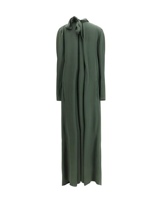 Petar Petrov Green Interlude Dress Silk