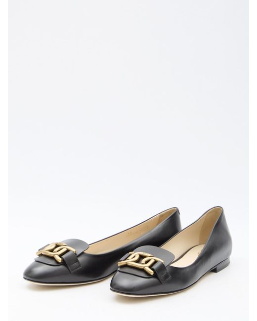 Tod's Gray Kate Ballerinas