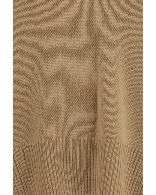 Allude Natural Cashmere Crewneck Sweater Kashmir/Capra Hircus