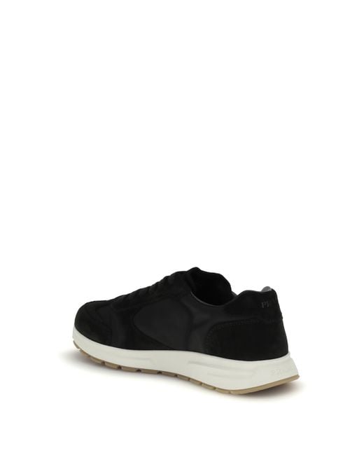Prada Black Prax 01 Re-Nylon Sneakers for men