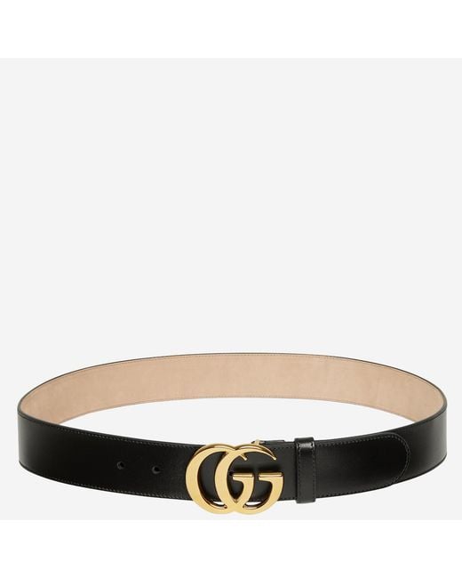 Gucci Black Leather Belt for men