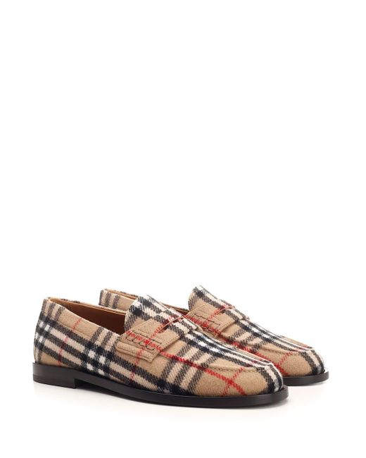 Burberry Natural Wool Loafers for men