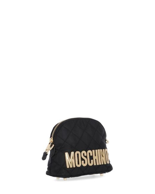 Moschino Black Logo Crossbody Bag