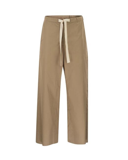 Max Mara Natural Trousers Coulisse