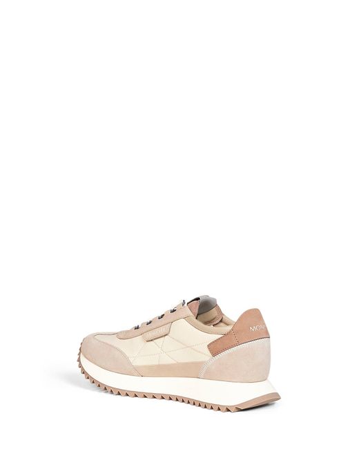 Moncler White Suede And Nubuck Pacey2 Sneakers for men