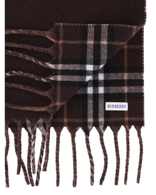 Burberry Black Ekd Reversible Scarf