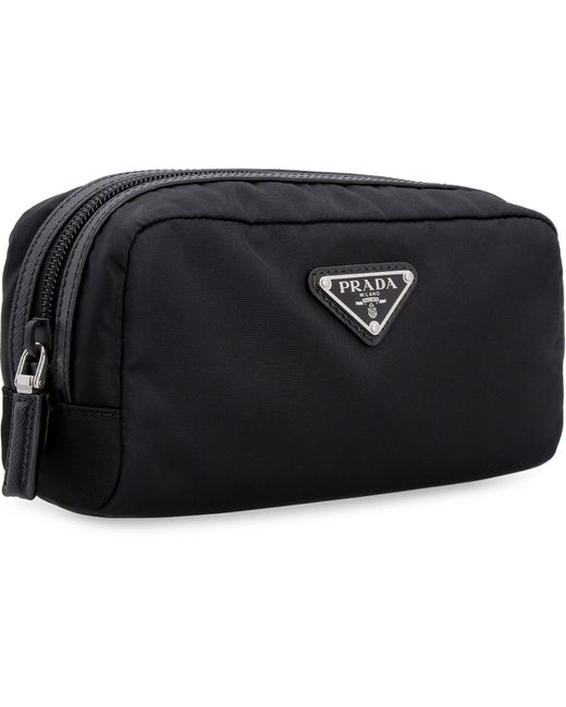 Prada Synthetic Re-nylon Wash Bag in Nero for Men Mens Bags Toiletry bags and wash bags Black 