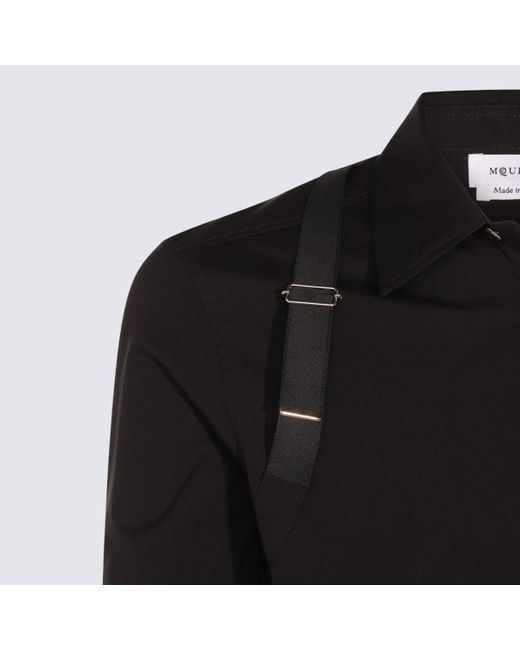 Alexander McQueen Black Cotton Shirt for men