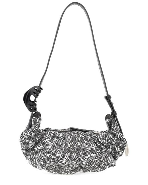 DIESEL Metallic Grab-D Shoulder Bag Cotton