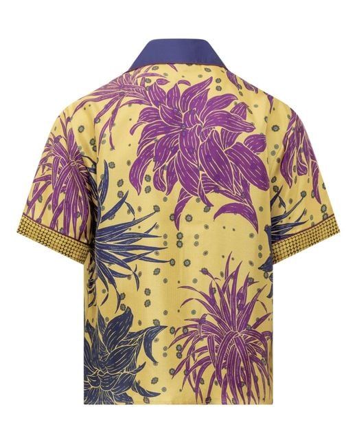 Pierre Louis Mascia Multicolor Silk Shirt for men