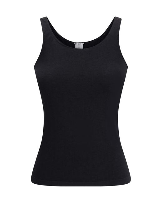 Wolford Black Jamaika Top Cotton; Polyamide; Elastane