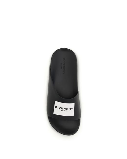 Givenchy White Rubber Slippers Sandal for men