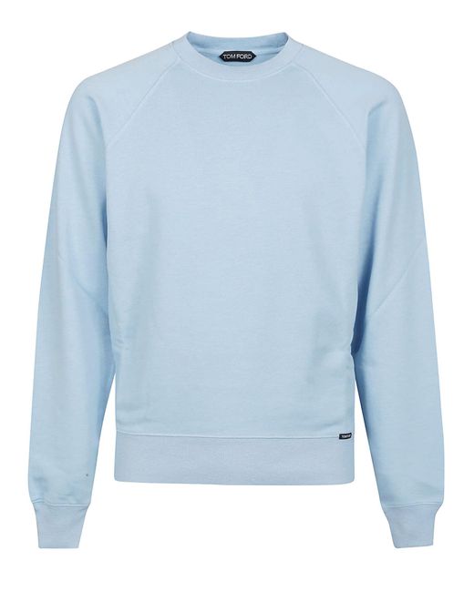 Tom Ford Blue Long Sleeve Sweatshirt for men