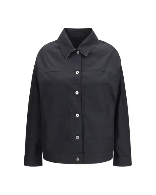 True Royal Black Joe Jacket Cotton; Polyester