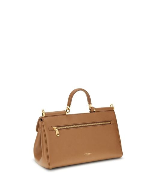 Dolce & Gabbana Brown My Sicily Handbag